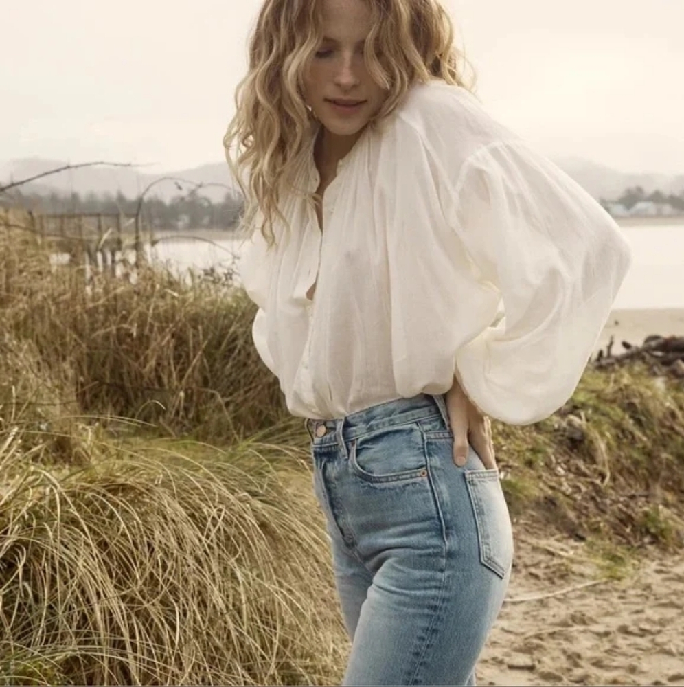 Doen Jane Blouse - Salt